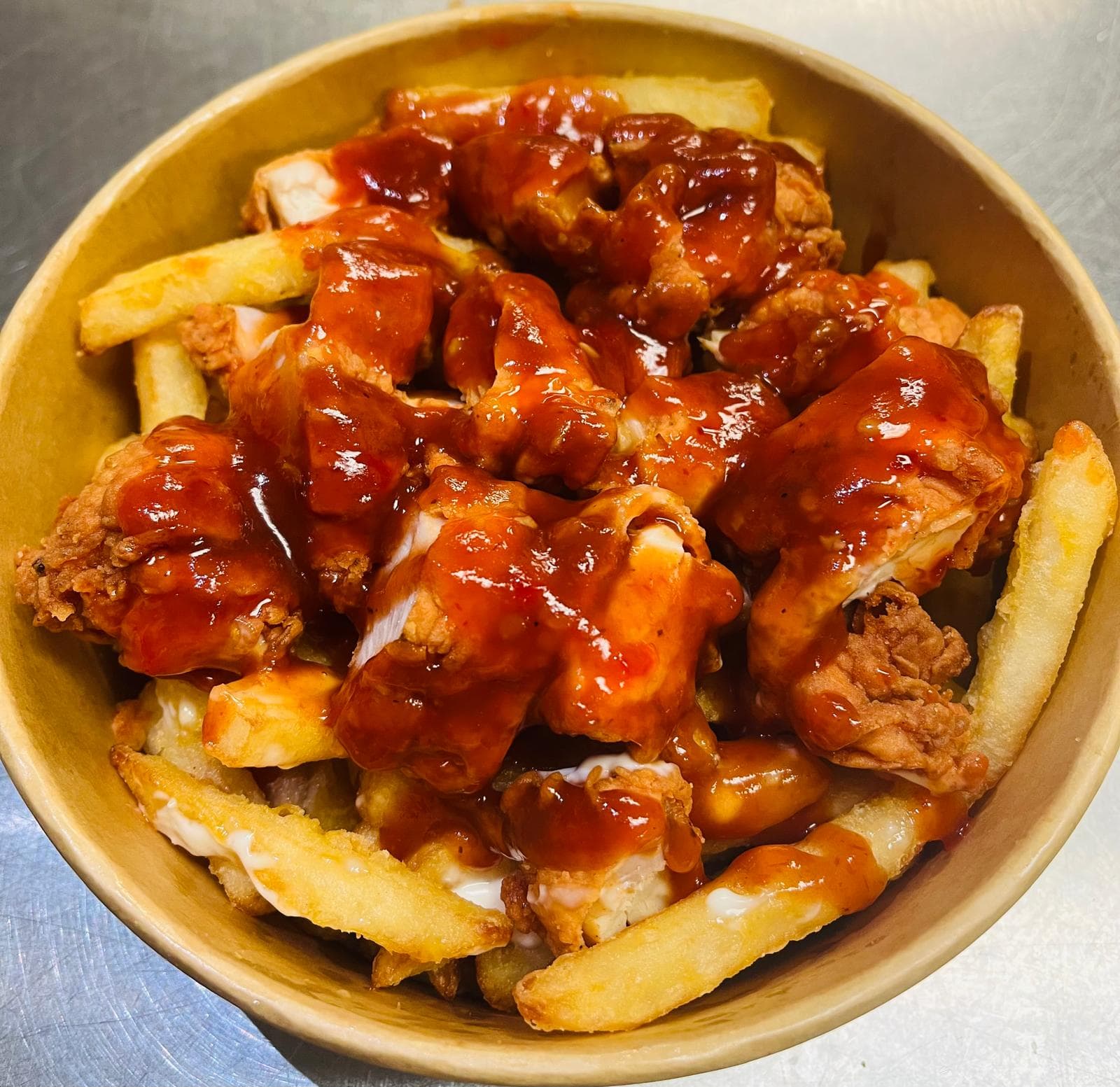 Crispy Chicken on Fries